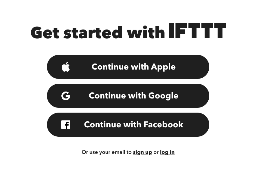 Join IFTTT