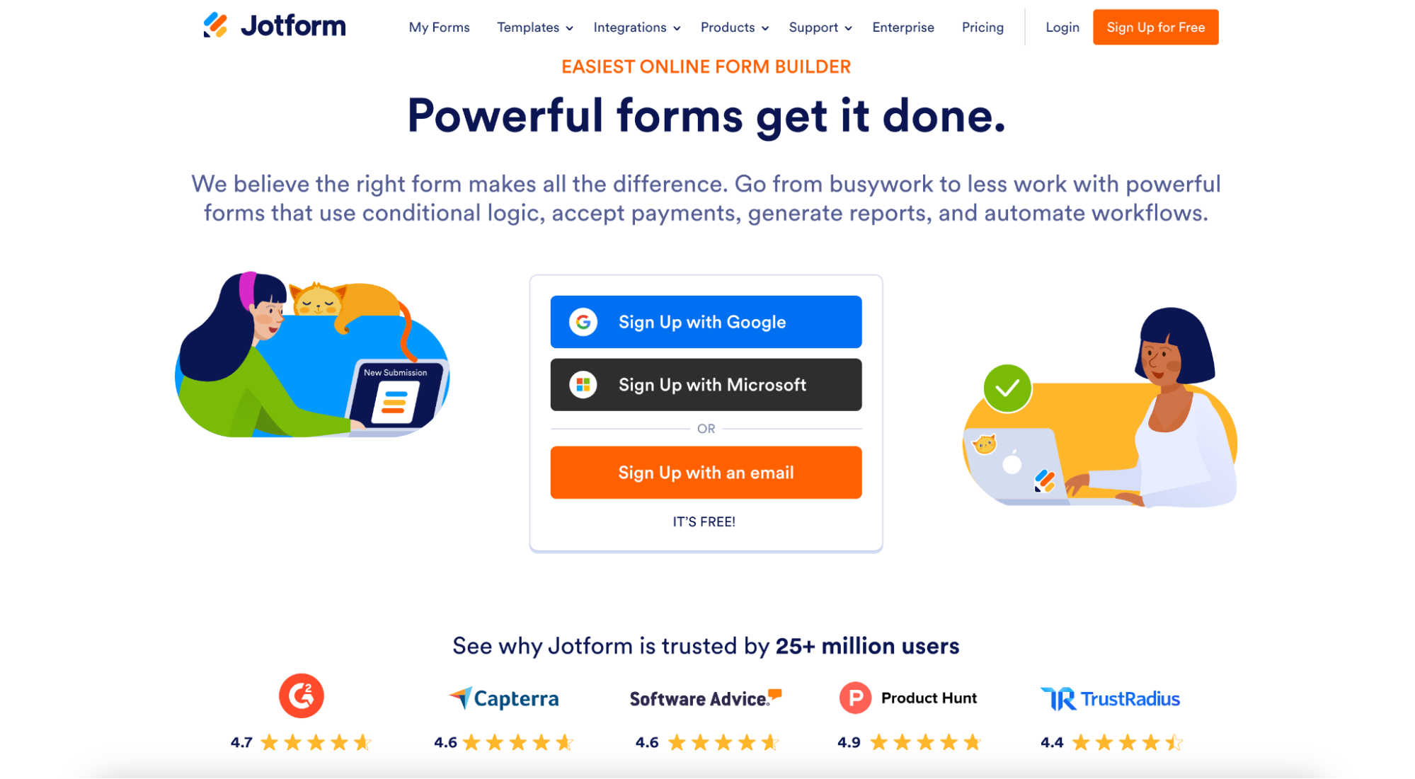 Jotform form builder