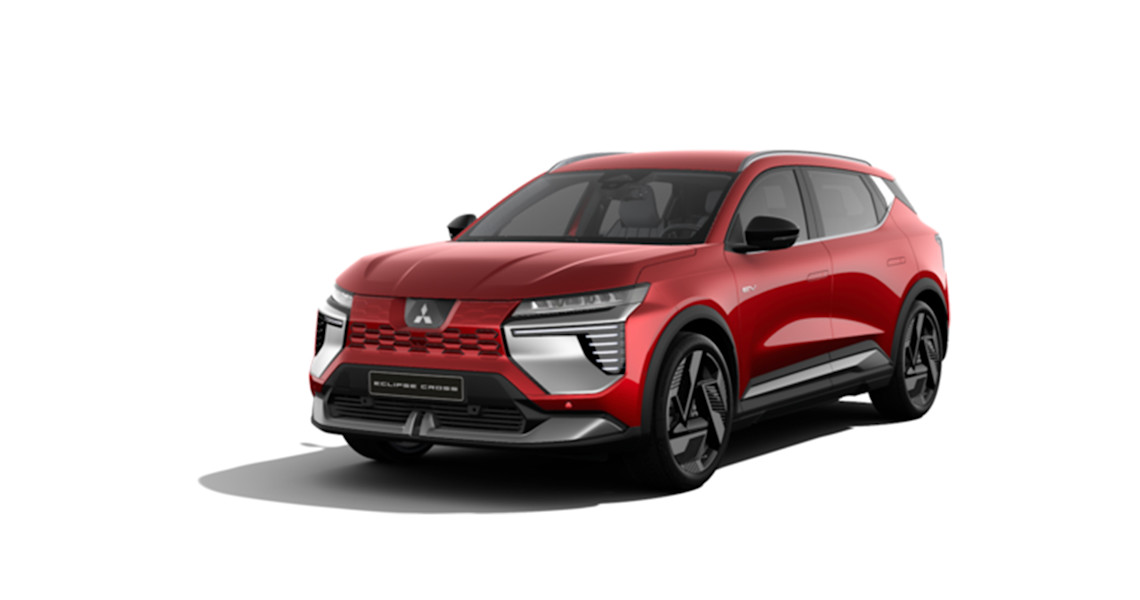 Foto: Eclipse Cross i fargen Sunrise Red