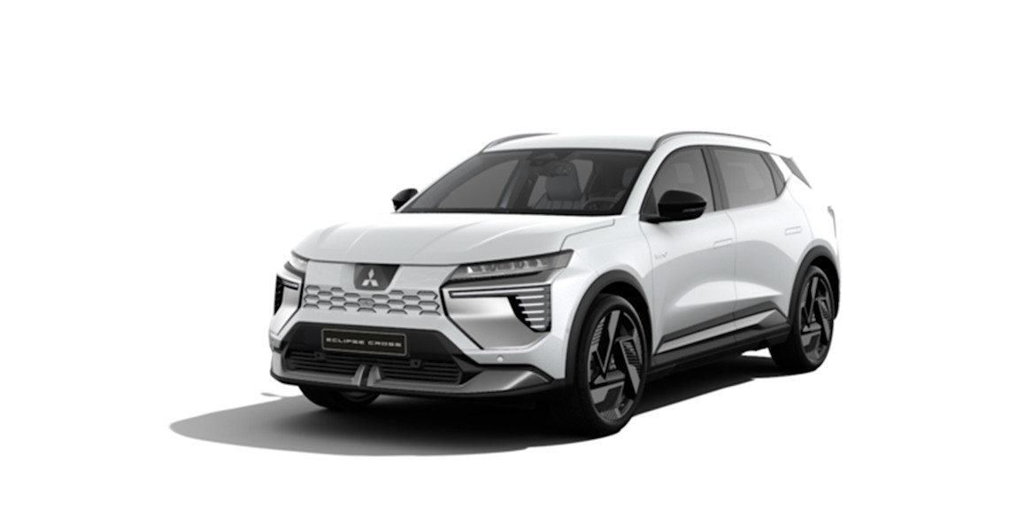 Foto: Eclipse Cross i fargen Crystal White