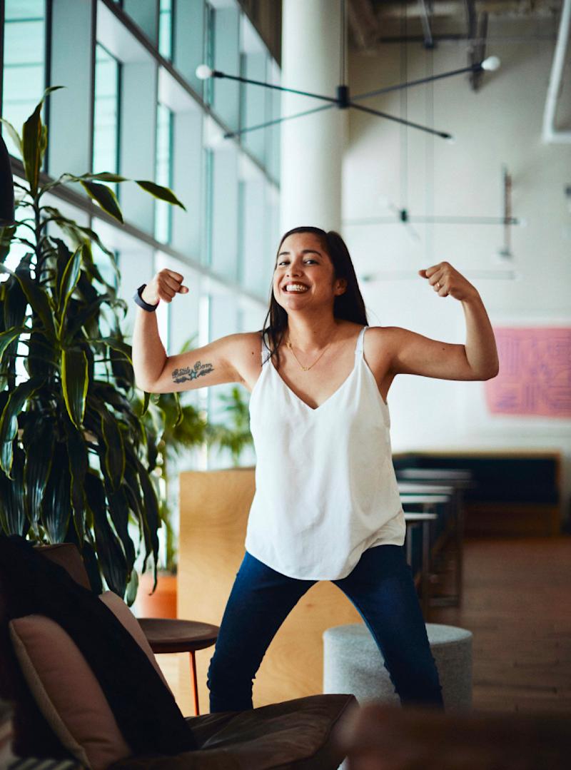 Woman standing strong