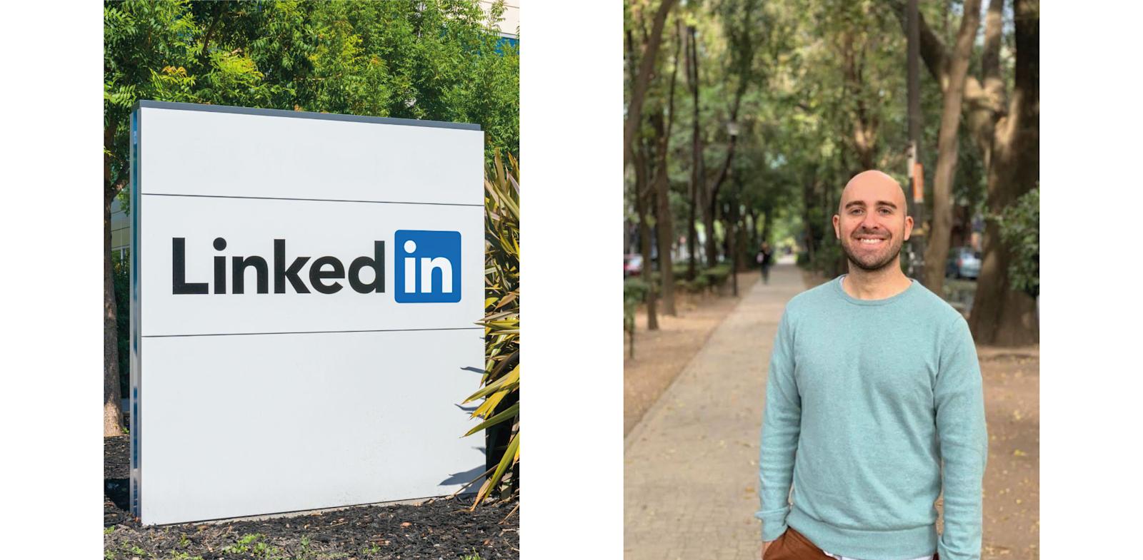 Linkedin sign and Eric Grant, Linkedin Learning, professional development okr examples, okrs professional development, professional development okrs