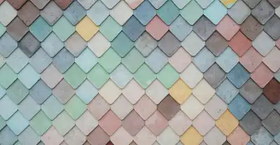 Colorful tiles representing diversity