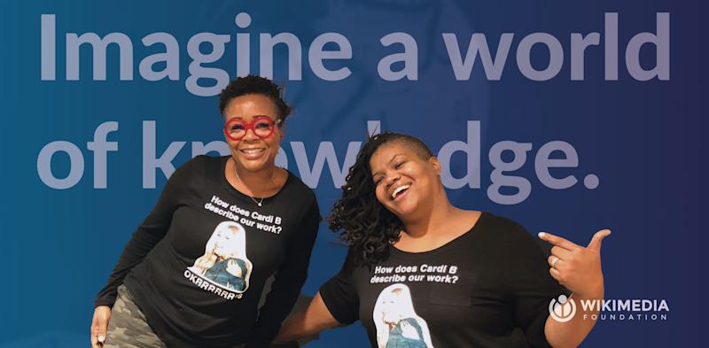 Wikimedia Foundation COO Janeen Uzzell and Director of Operations Lydia Hamilton