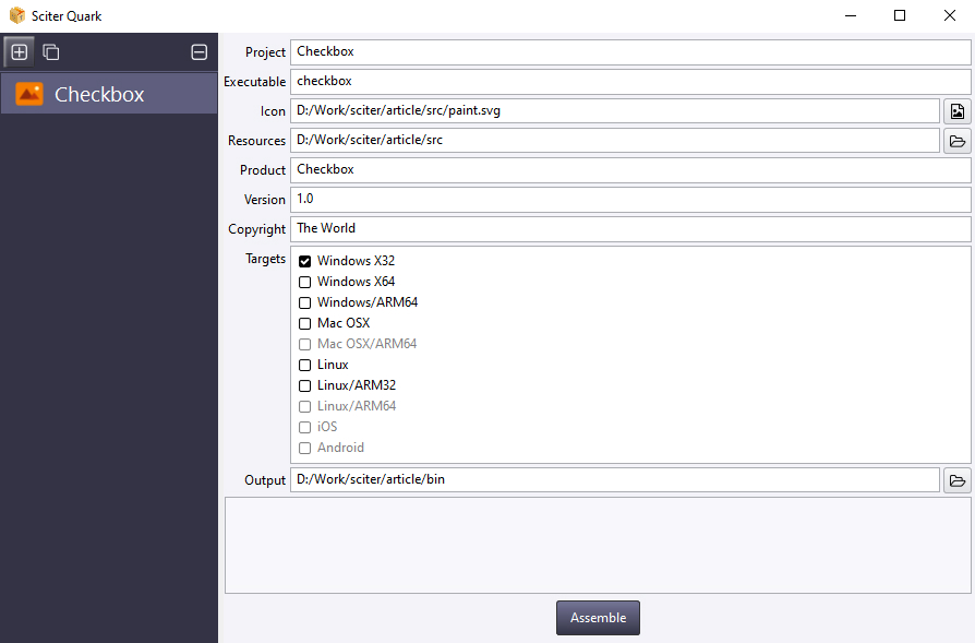 Checkbox