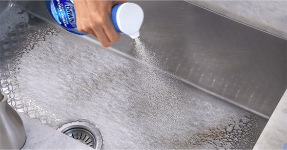 Circle drain with Dawn dish soap