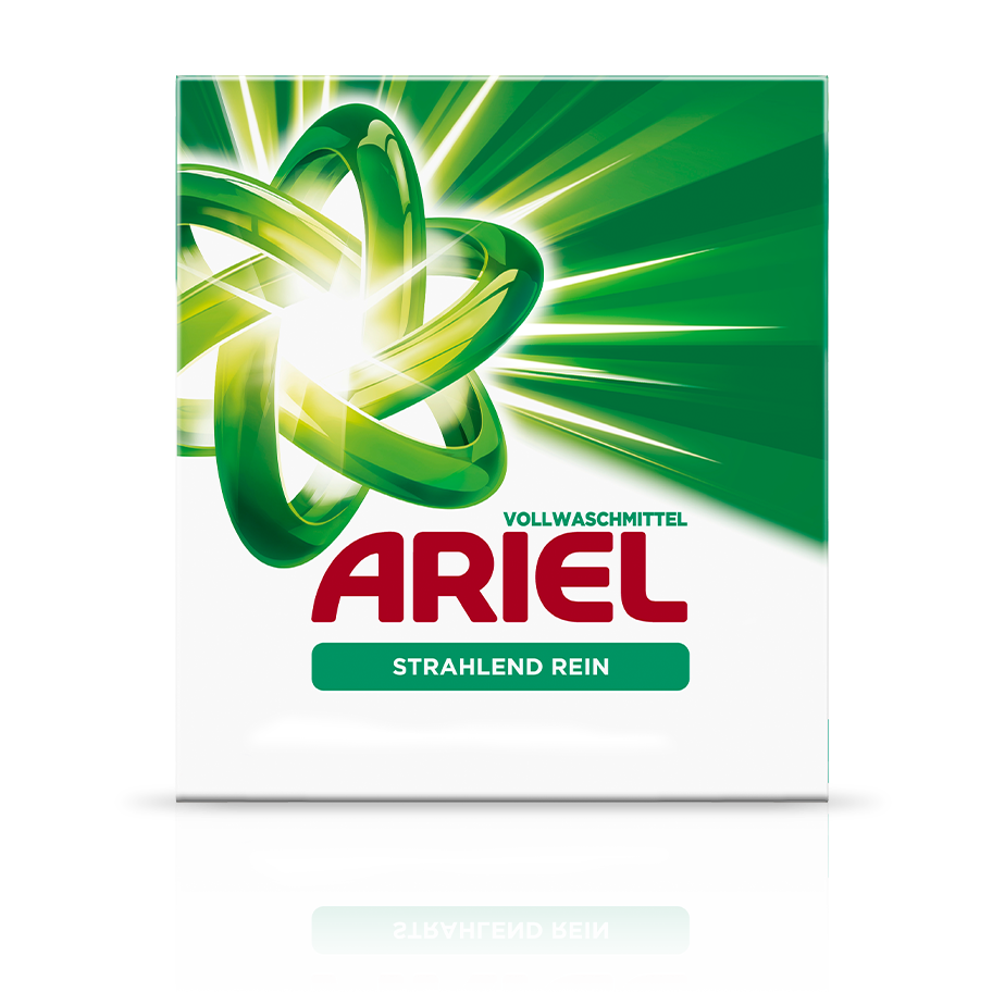 Ariel Vollwaschmittel Pulver Produktseite