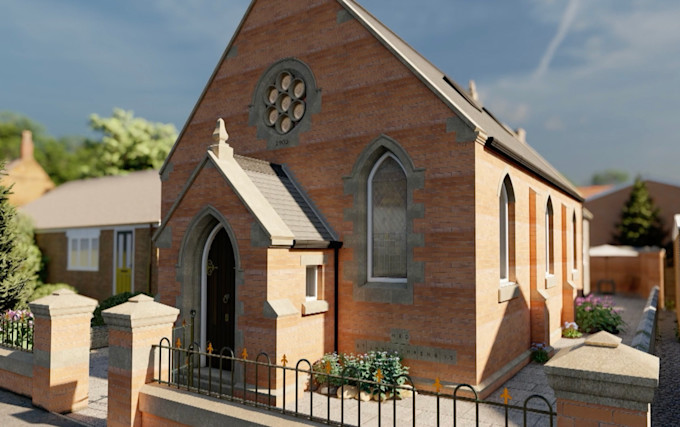 Heavenly Haven - Outside Church