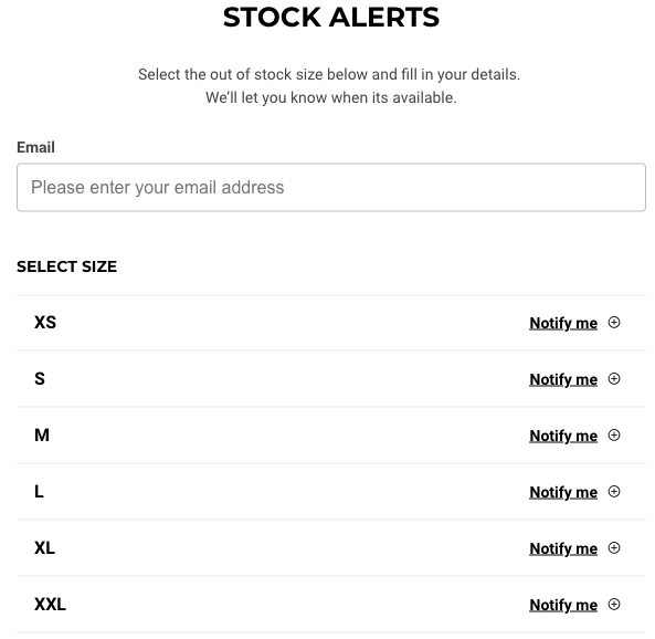 Stock Alerts