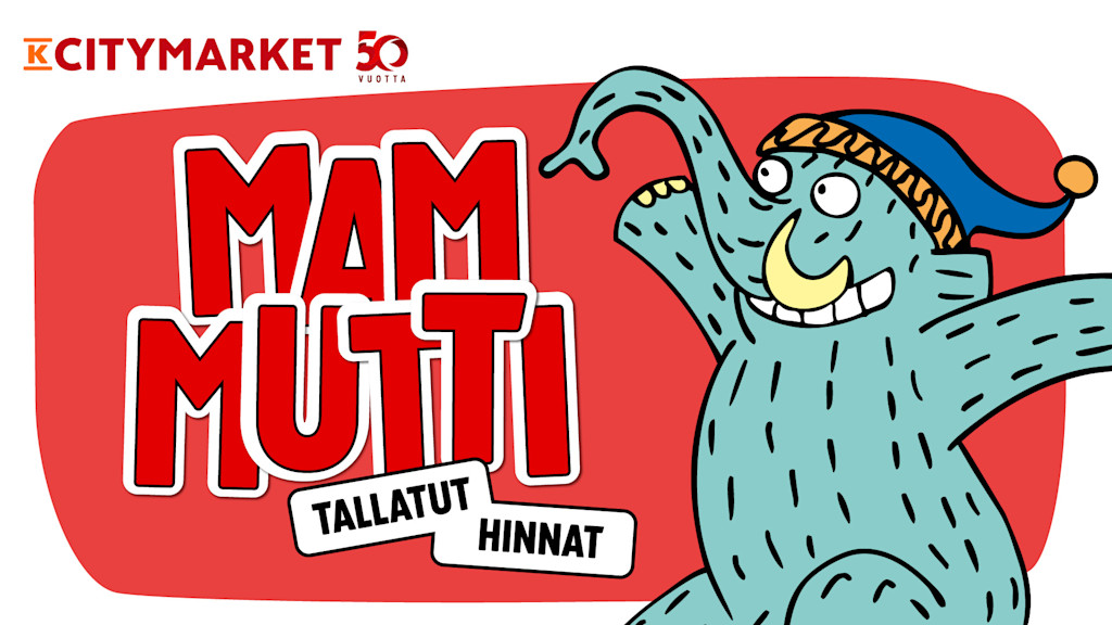 Mammuttimarkkinat Citymarket 50-vuotta