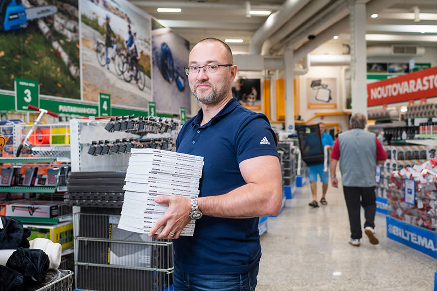 Bilteman toimitusjohtaja Jani Mahlakaarto.