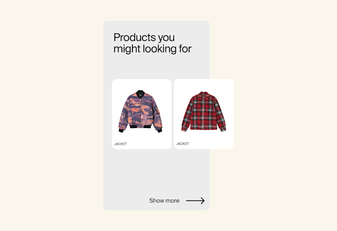 AI product recommendations