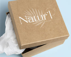 Packaging box cosmetics naturelles