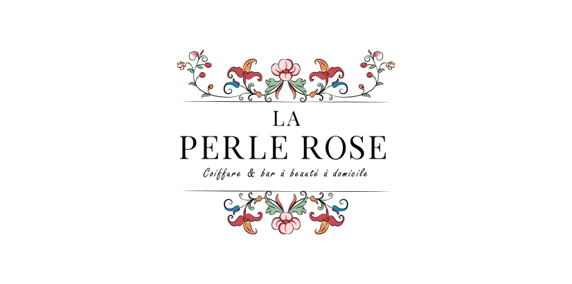 Logotype perle rose