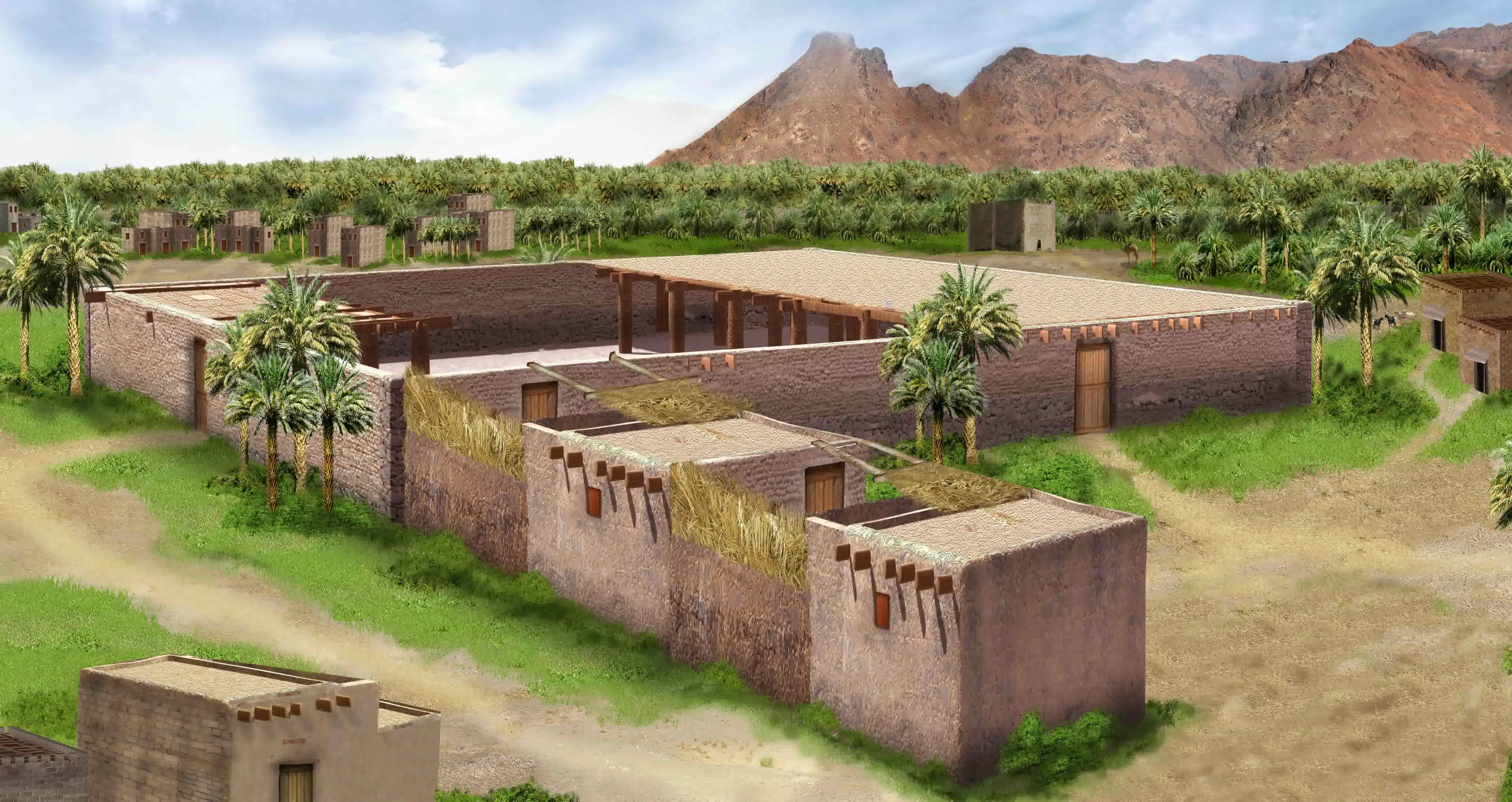 Construction par les enfants de la mosquée du Prophète ﷺ