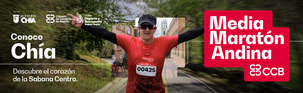 Banner de la Media Maratón Andina edición Chía