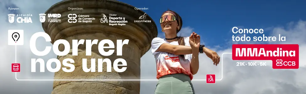 Banner de la Media Maratón Andina edición Chía