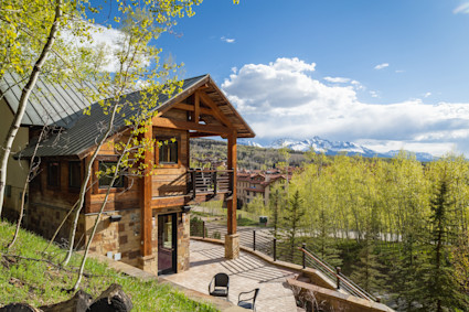 views of telluride from Crystal