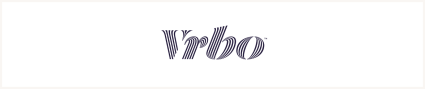 An image of the VRBO logo, an Airbnb alternative.