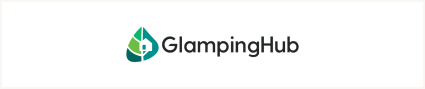 An image of the Glamping Hub logo, an Airbnb alternative.