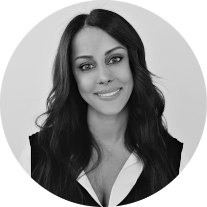 A headshot of SVP of Global Sales Sara Anissipour
