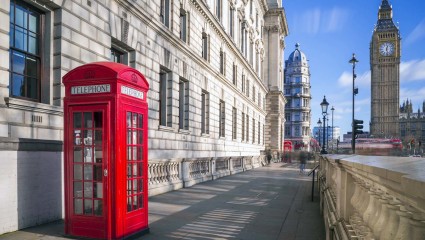 A photo of London, United Kingdom serves as inspiration for a momcation.
