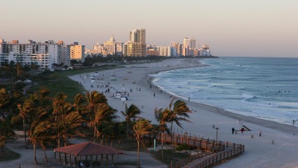 Miami’s fantastic weather and beautiful beaches make it one of the most relaxing places to visit in the U.S.