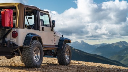 Taking an off-road tour in the mountains is one of the best things to do in Telluride.