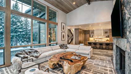 Living room in Vail CO