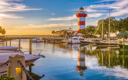 A boardwalk leads to an overlook on Hilton Head Island, one of the best spring break ideas for families.