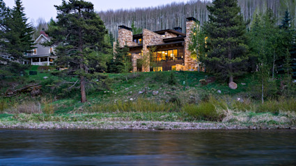 exterior in vail on river