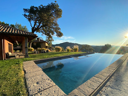 Infinity pool in napa