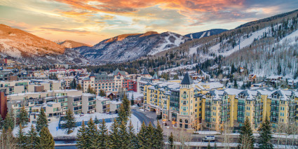 A photo of Vail, Colorado, one of the best places to buy a vacation home.