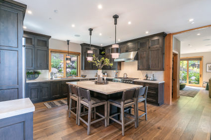 Well-appointed kitchen in a luxury vacation rental