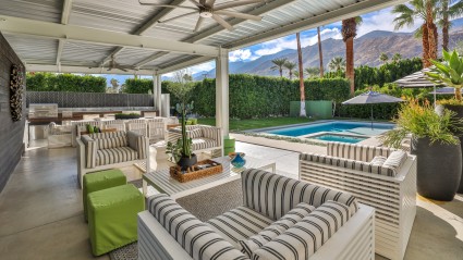 seating area in palm springs