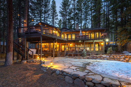 Exterior of Lake Tahoe home