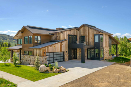 An image shows a luxury home in Steamboat Springs, a top place to own a second home.