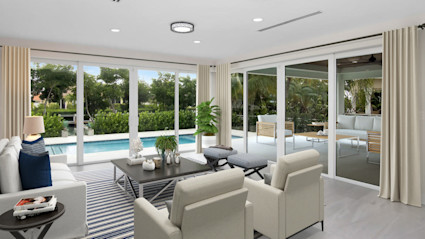 Living room in Key Colony Beach