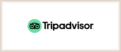 A logo of TripAdvisor, one of the many Plum Guide alternatives.