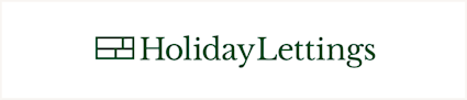 An image shares the logo of HolidayLettings, one of the best vacation rental sites.
