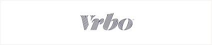 An image shares the logo of Vrbo, one of the best vacation rental sites. 