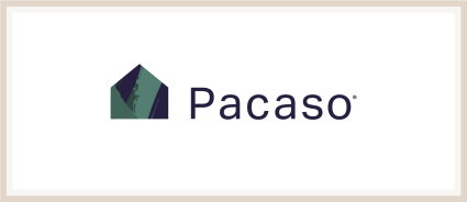A logo of Pacaso, one of the many Plum Guide alternatives.