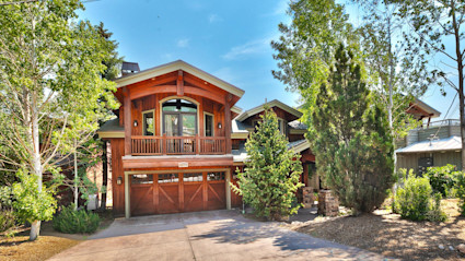 exterior of park city house