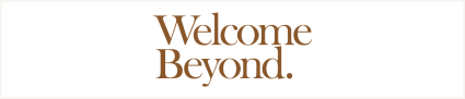 An image shares the logo of Welcome Beyond, one of the best vacation rental sites. 