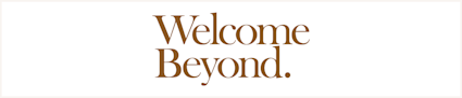 An image shares the logo of Welcome Beyond, one of the best vacation rental sites.