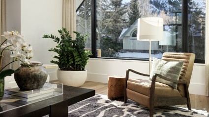 Interior design in aspen home