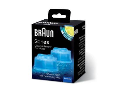 Braun vervangende onderdelen 2x Clean&Charge navullingspatronen