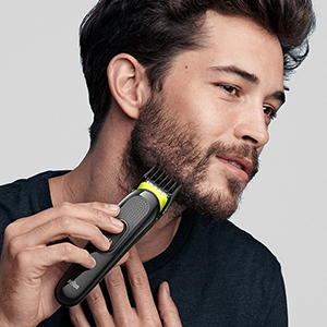 Lange baard trimmen