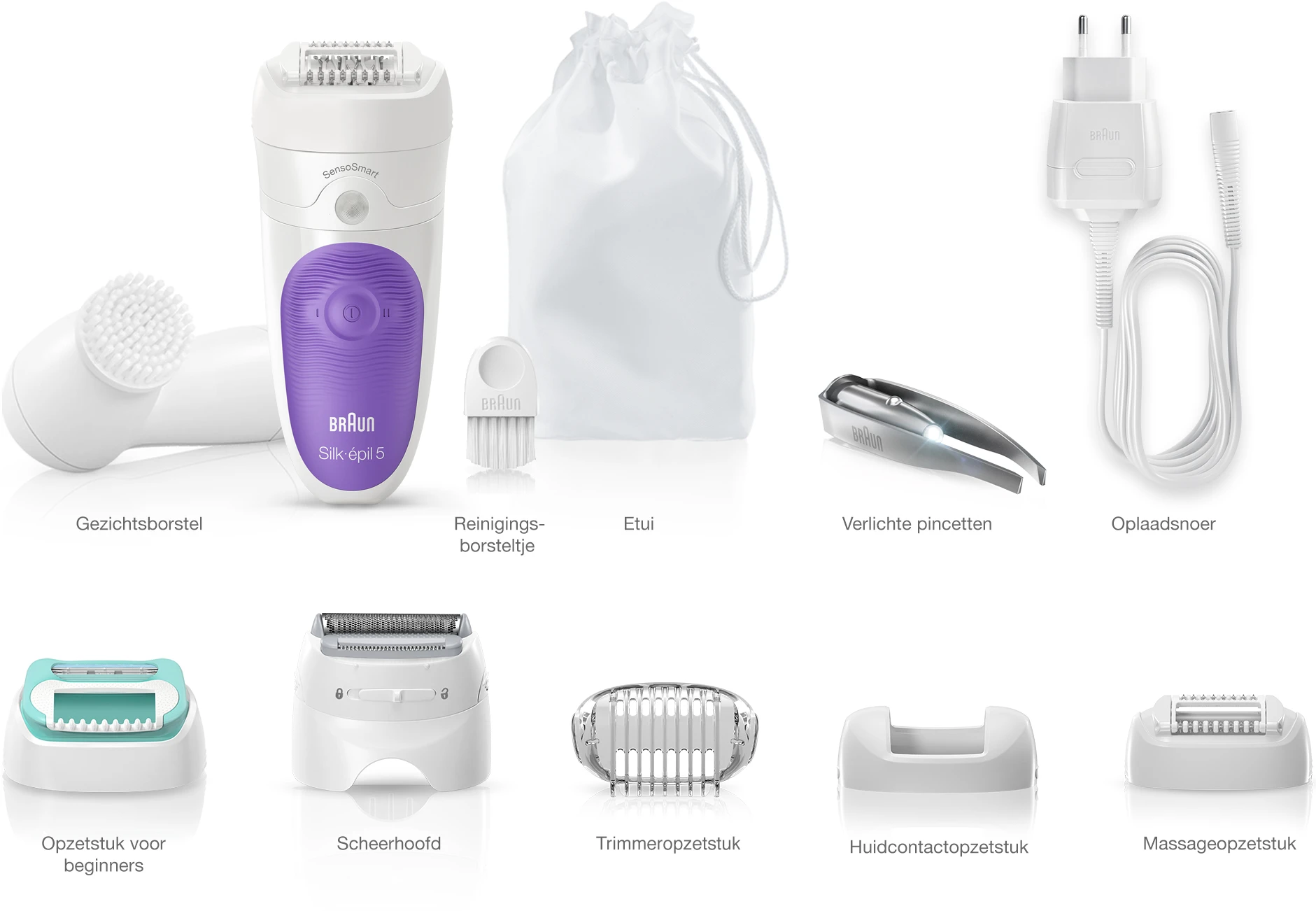 Braun Silk-épil 5 epilator – What's in the box