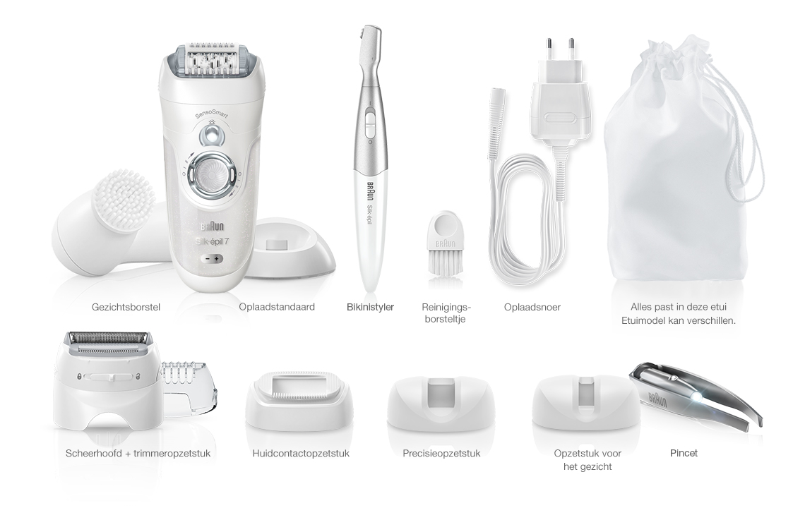 Braun Silk-épil 7 Wet & Dry - Wat zit er in de doos?